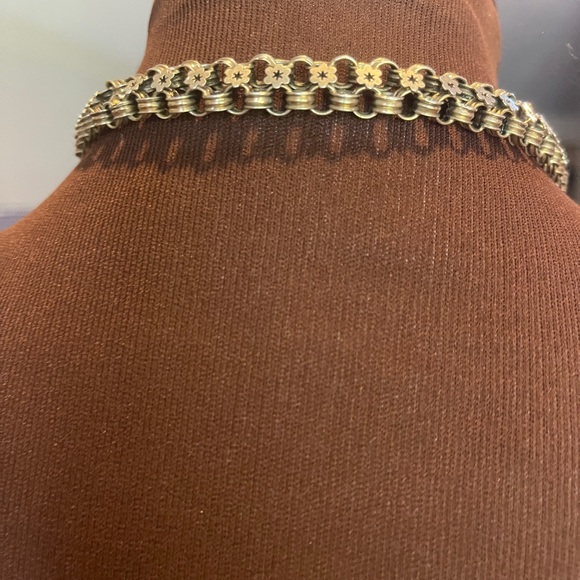 Antique Victorian C1880 Goldfilled /Silver Book Chain-silver 10k Gold Locket - Picture 3 of 15